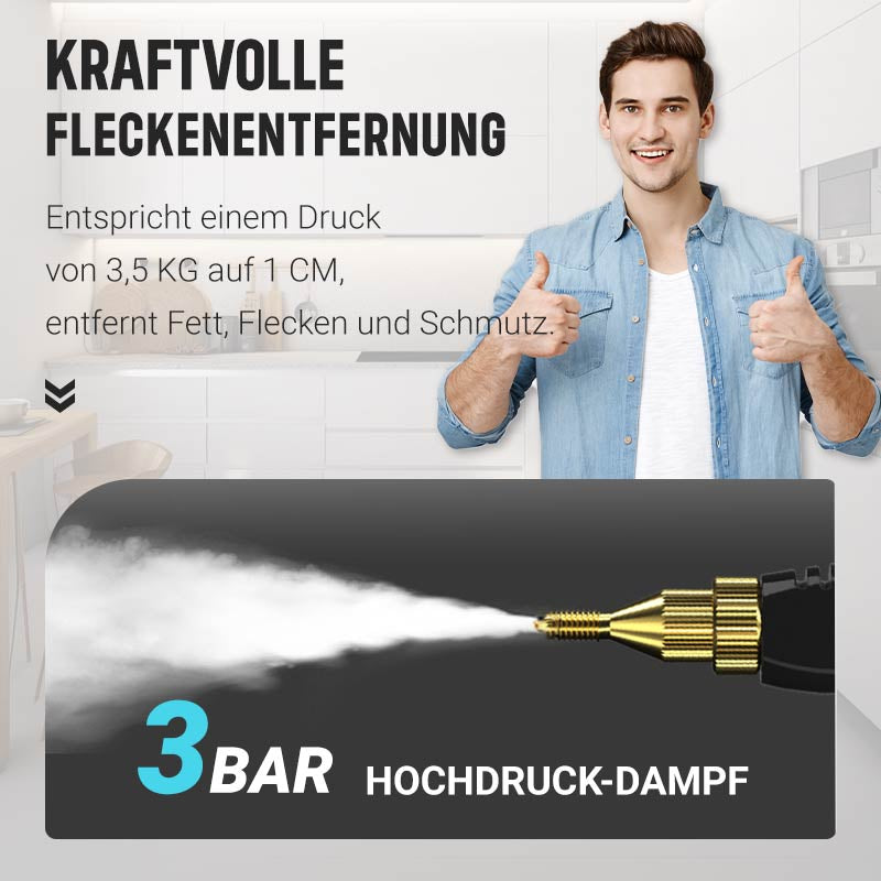 🔥2500W Handdampfreiniger mit hoher Temperatur und Druck