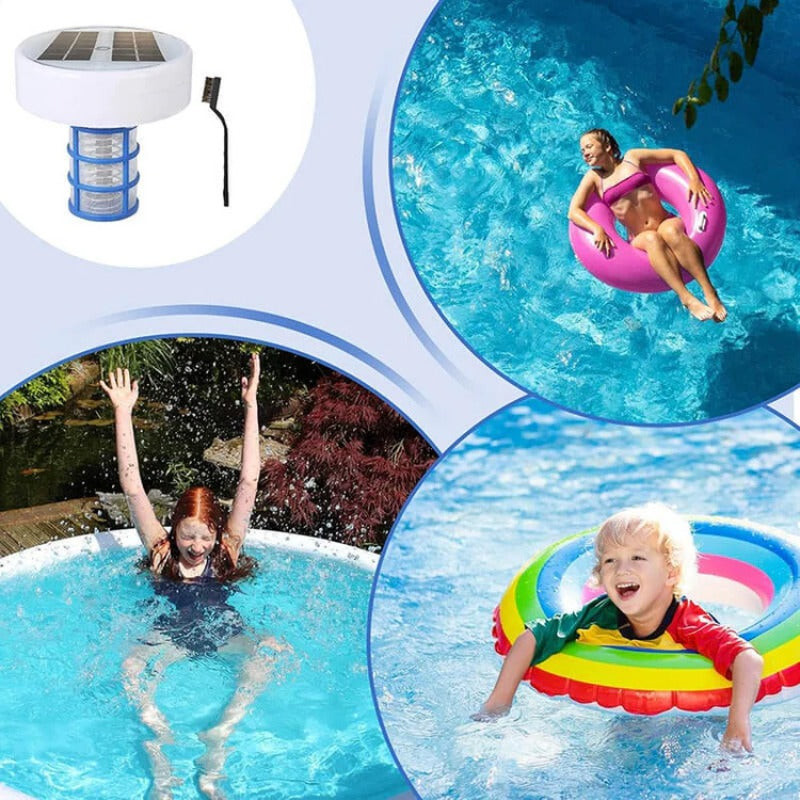 Kristallklarer Pool – ohne Chemie, mit Solarenergie! 🌞SOLARBETRIEBENER SCHWIMMENDER POOL-IONISATOR