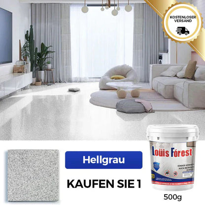✨Neu eingetroffen✨Hochglänzende Epoxid-Bodenbeschichtung mit Marmor-Effekt💎🏡