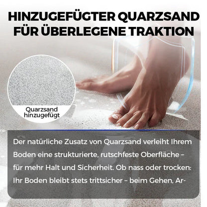 ✨Neu eingetroffen✨Hochglänzende Epoxid-Bodenbeschichtung mit Marmor-Effekt💎🏡