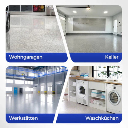 ✨Neu eingetroffen✨Hochglänzende Epoxid-Bodenbeschichtung mit Marmor-Effekt💎🏡