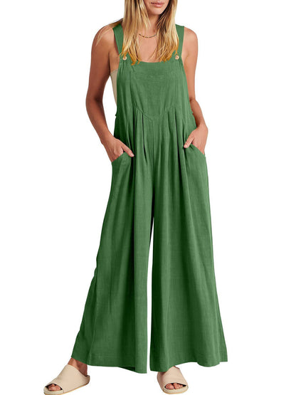 ⏳Zeitlich begrenztes Special⏰Plus Size Wide Leg Overalls Jumpsuit