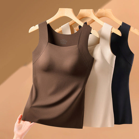 Women’s Thermal Tank Tops with Built-In Bra