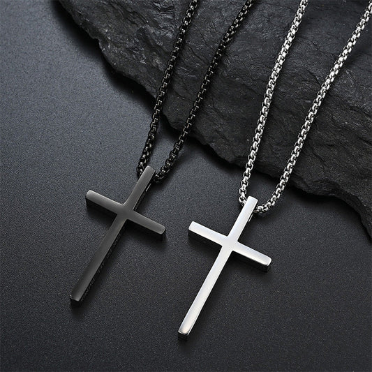 Simple Cross Pendant Necklace