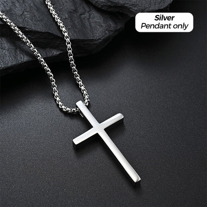 Simple Cross Pendant Necklace