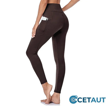 2025 SCHNÄPPCHEN 50% RABATT🌸Hohe Taille Po-Lifting Bauch-Kontrolle Formende Workout-Leggings mit Seitentasche