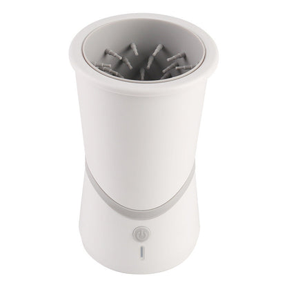 🐾 Intelligent rotating pet paw scrubber 🌿