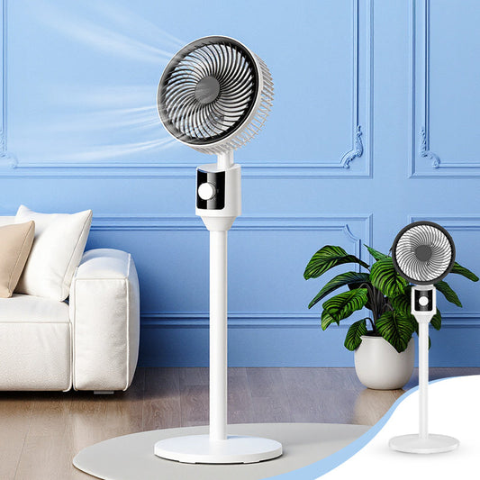 🥇2025 Neue Upgrades❄️Oszillierender elektrischer Standventilator mit einstellbarer Höhe🍃