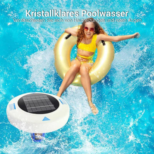 Kristallklarer Pool – ohne Chemie, mit Solarenergie! 🌞SOLARBETRIEBENER SCHWIMMENDER POOL-IONISATOR