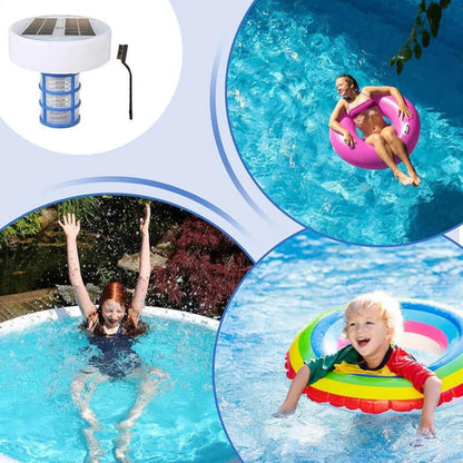 Kristallklarer Pool – ohne Chemie, mit Solarenergie! 🌞SOLARBETRIEBENER SCHWIMMENDER POOL-IONISATOR