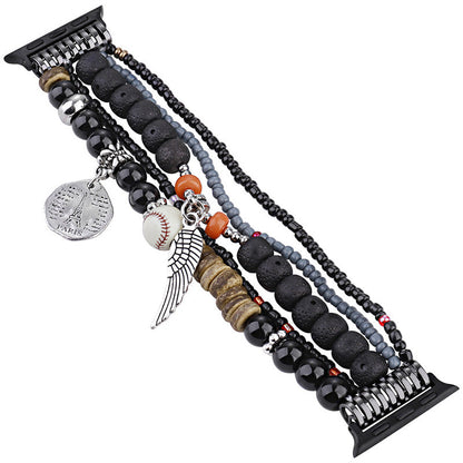 Boho Uhrenarmband mit Flügel-Verzierung⌚