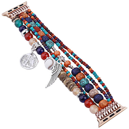 Boho Uhrenarmband mit Flügel-Verzierung⌚